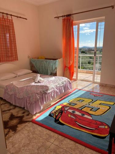 Llit o llits en una habitació de Villa Renti