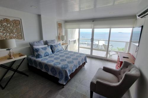 Χώρος καθιστικού στο Apartamentos Torres del Sun Rise SAN ANDRES ISLAS COLOMBIA