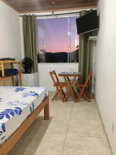 Μπαλκόνι ή βεράντα στο Mar Doce Lar Suítes Trindade