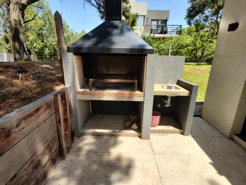 Gril dostupný pro hosty v prázdninového domu