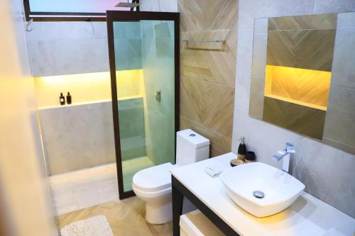 Ένα μπάνιο στο Hotel Diosa del Agua Bacalar