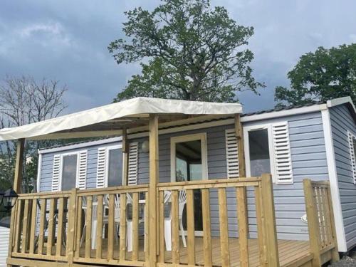 Mobil-home à Argences en Aubrac - 6 pers, Terrasse - API-1-52-344