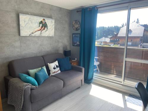 Studio au cœur du Praz de Lys, proche pistes, 4 pers - FR-1-815-44