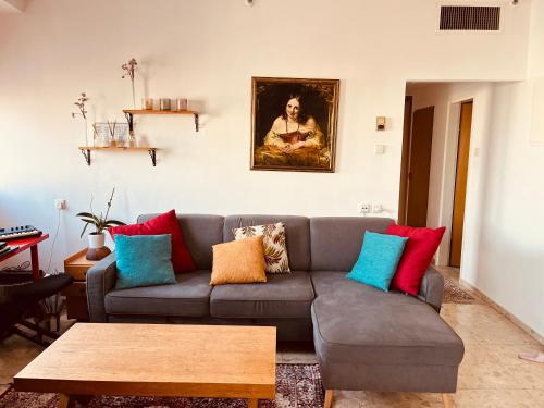 Χώρος καθιστικού στο Beautiful quiet and central