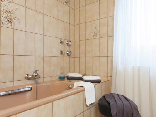 Ein Badezimmer in der Unterkunft Wohnung in Bad Zwesten am Edersee