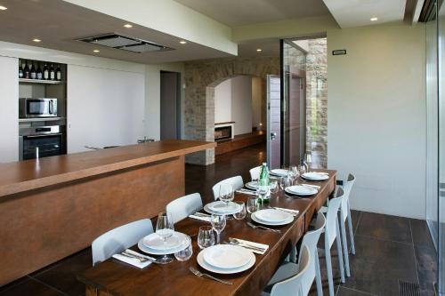 Η κουζίνα ή μικρή κουζίνα στο Luxury Villa Overlooking Assisi Valley