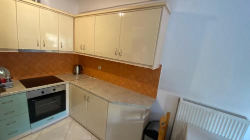 Η κουζίνα ή μικρή κουζίνα στο SMART Apartments LOUTRAKI
