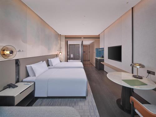 Μια τηλεόραση ή/και κέντρο ψυχαγωγίας στο Hilton Huizhou