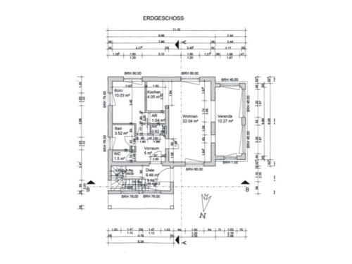 a floor plan of a building at Holiday home Anna Comfortable Vacation Home in Faak am See