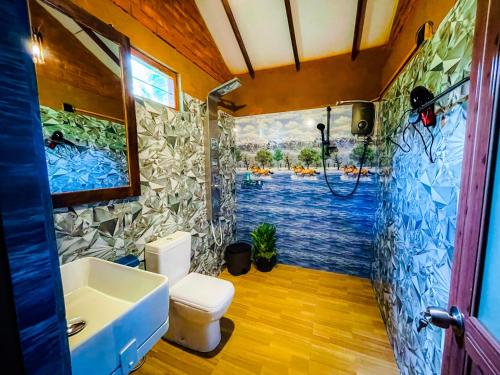 Ένα μπάνιο στο Sigiri Sandilu Homestay