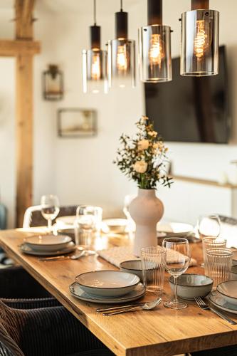 ノルトホルンにあるNeu! Auszeit an der "Grenzschleuse" - Stilvolle und geräumige FeWo - perfekt für Radfahrer und Familienのギャラリーの写真