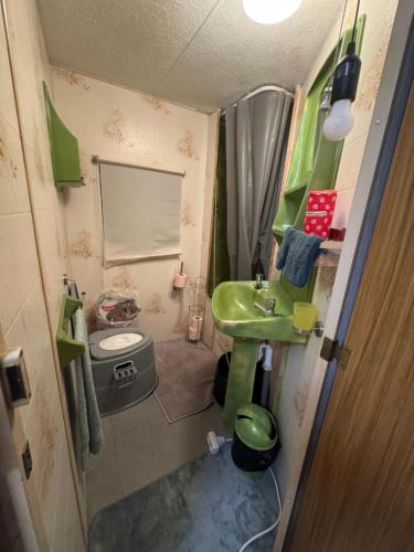 Koupelna v ubytování MOBILHOME PRIVÉ avec jardin privé