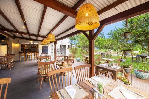 Kaz'alala Hosted B&Bにあるレストランまたは飲食店