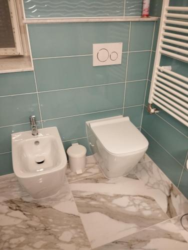 Et badeværelse på apartman Cedra