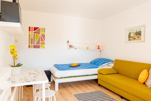 Posezení v ubytování Sunshine Apartman Harkány