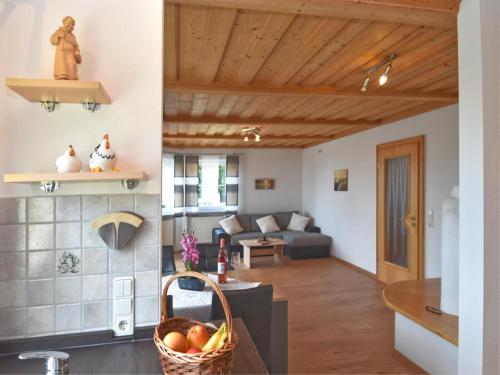 Posezení v ubytování Ferienwohnung im Bayerischen Wald