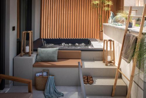 Ruang duduk di Diastar Luxury Suites