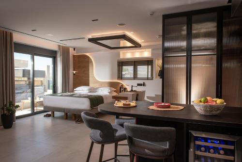 Dapur atau dapur kecil di Diastar Luxury Suites
