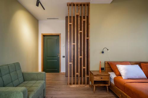 Posezení v ubytování Aprie Boutique Hotel