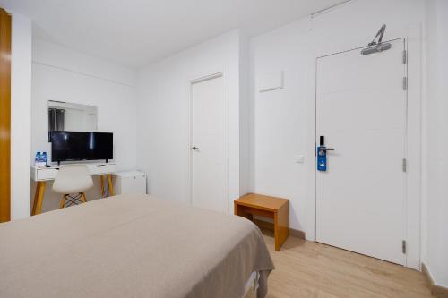 TV o dispositivi per l'intrattenimento presso Hotel Madrid
