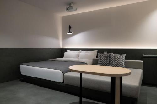 Posezení v ubytování Aank Hotel Suwon Station