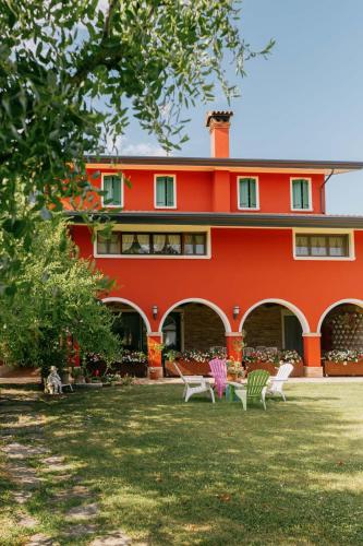 Κήπος έξω από το B&B Ca' degli Orsi