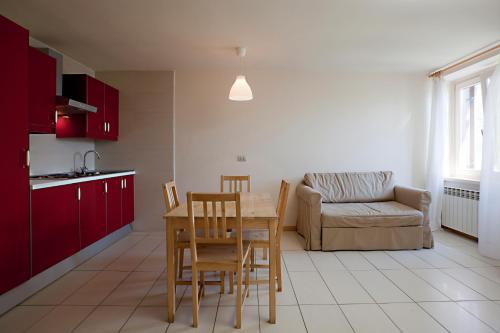 Η κουζίνα ή μικρή κουζίνα στο Residence Redivalle