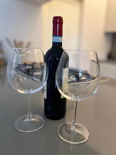 Nápoje v ubytování Respiro di Toscana Trilocale Arezzo e Siena