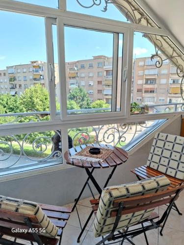 Balkón nebo terasa v ubytování Cozy Rooms Korce