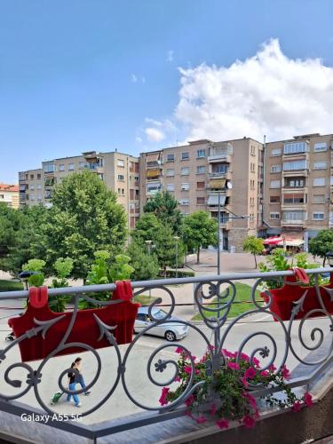 Balkón nebo terasa v ubytování Cozy Rooms Korce