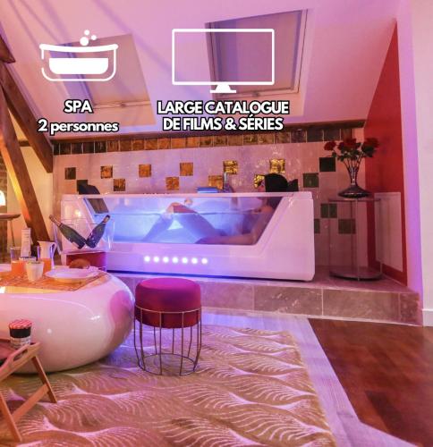 Suite Romantique 45m2-Amiens Centre-SPA & Parking