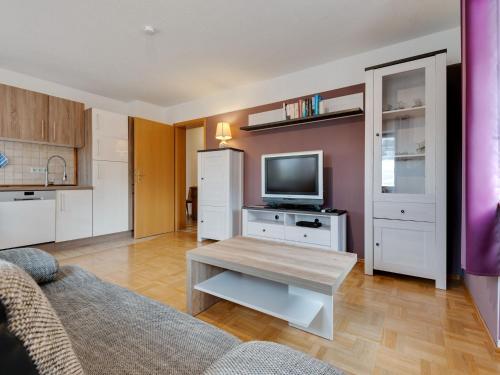 Μια τηλεόραση ή/και κέντρο ψυχαγωγίας στο Apartment in Kleines Wiesental