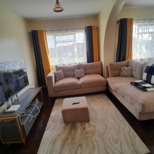 Posezení v ubytování Gilgil Airbnbs