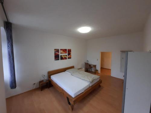 En eller flere senge i et værelse på Landzeit Niedergräfenhain