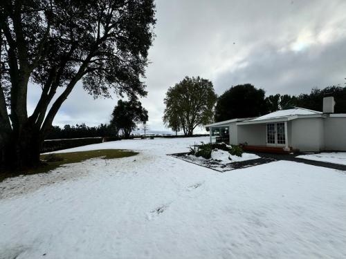 Old Rearsby Cottages v zimě