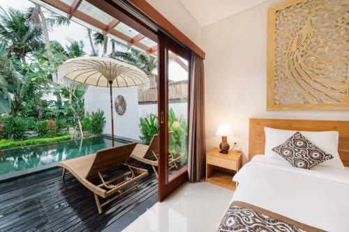 Πισίνα στο ή κοντά στο Villa Guru Peaceful 2BR Pool Retreat