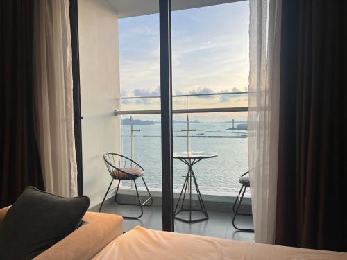 Vista de un río cerca de este apartamento