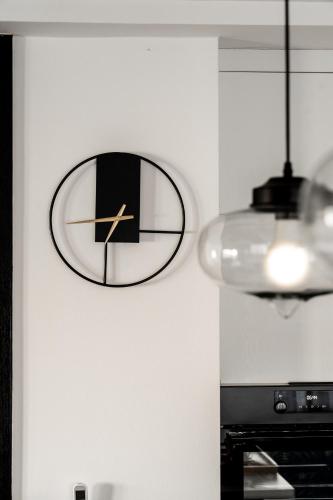 Η κουζίνα ή μικρή κουζίνα στο Apartman Vukovar Sky