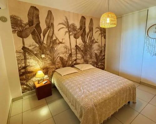 En eller flere senge i et værelse på Hermitage les bains