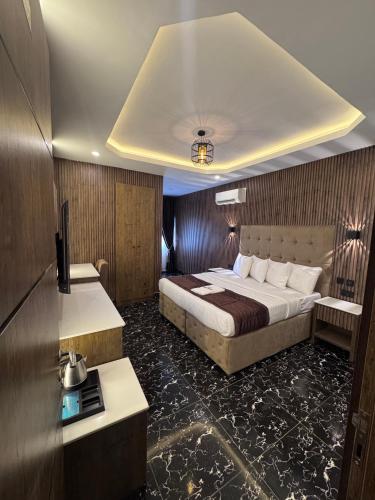 Voodi või voodid majutusasutuse Presken Hotels Wuse 2, Abuja toas