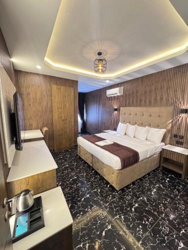 Voodi või voodid majutusasutuse Presken Hotels Wuse 2, Abuja toas