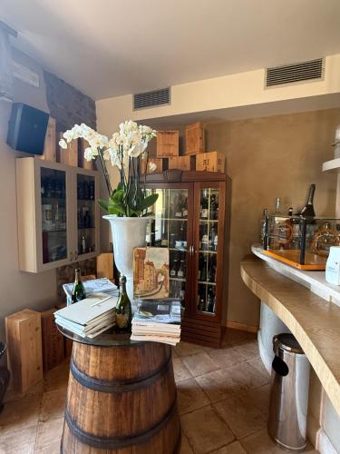 Dapur atau dapur kecil di Hotel La Valle