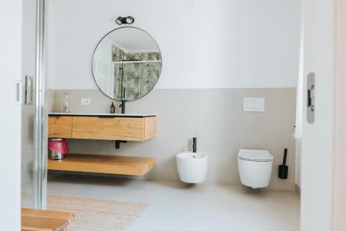 Koupelna v ubytování La Casa Di Betti