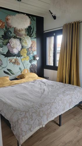 Ένα ή περισσότερα κρεβάτια σε δωμάτιο στο Appartement de Charme