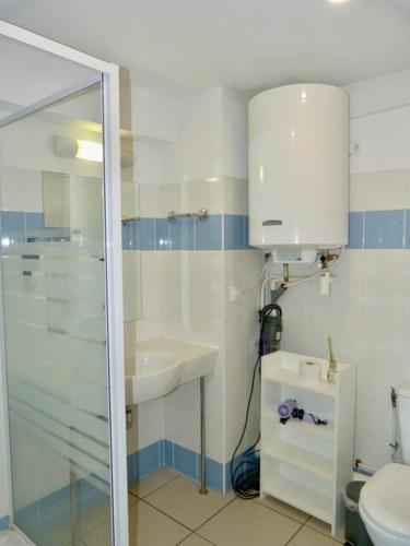 Bilik mandi di Le Clos d'AIX Studio 304 Parking