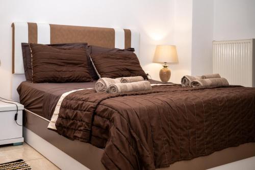 Postel nebo postele na pokoji v ubytování PoppysHouse