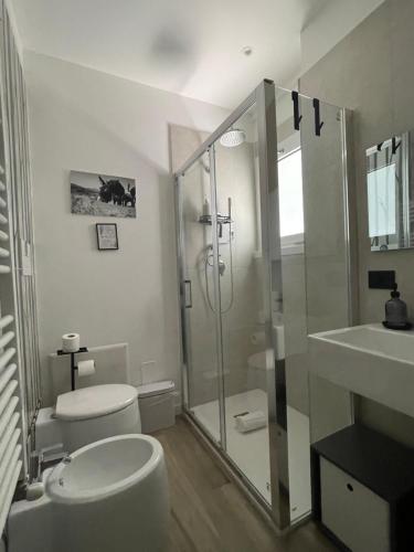 Koupelna v ubytování UNA Room