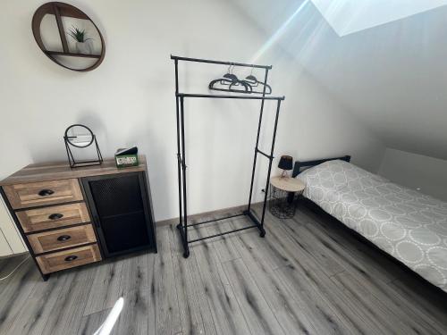 Postel nebo postele na pokoji v ubytování Maison Gali