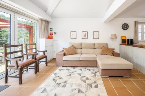Posezení v ubytování Quinta das ribeiras