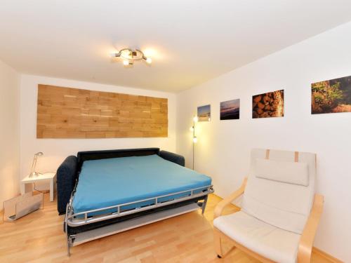 En eller flere senge i et værelse på Waldlerhaus von 1848 TOP Renoviert